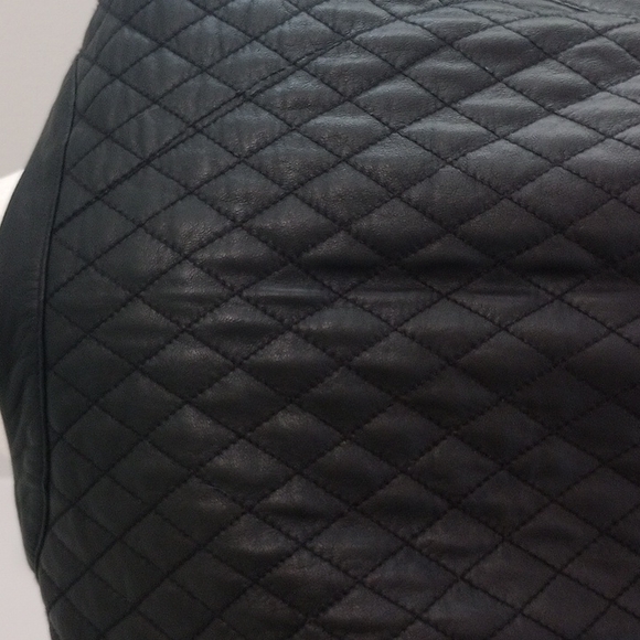 Halogen black leather jacket size small - Picture 5 of 7